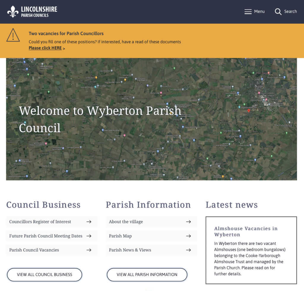Wyberton parish website